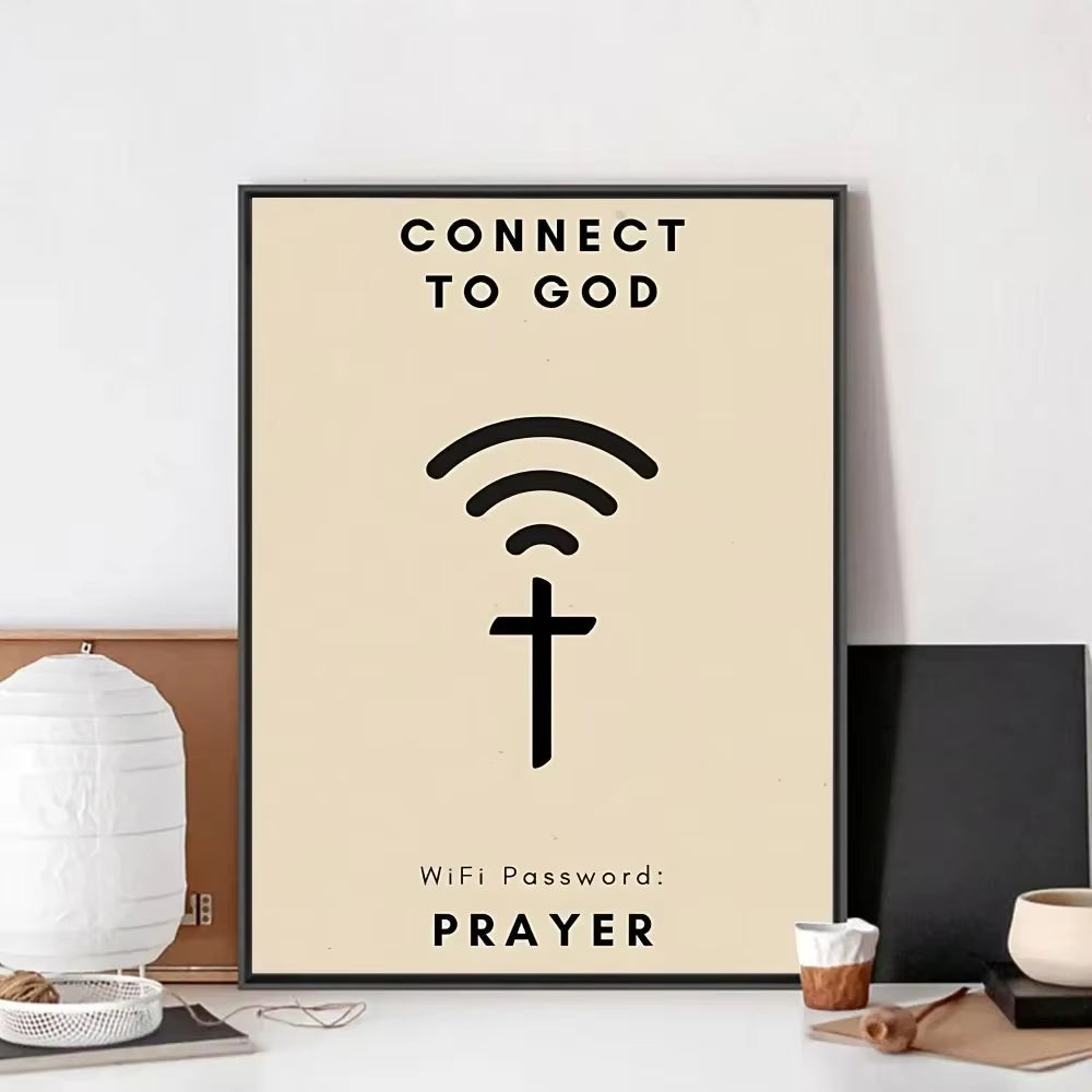 Bible Verse Jesus Christ Christian Poster No Framed Kraft Club Bar Paper Vintage Poster Wall Art Painting Bedroom Study Stickers